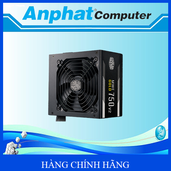 Nguồn máy tính Cooler Master MWE 750W Gold V2 Fully Modular - Hàng Chính Hãng