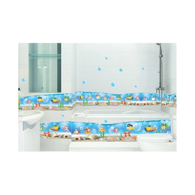 Decal dán tường Chân tường đại dương CT22