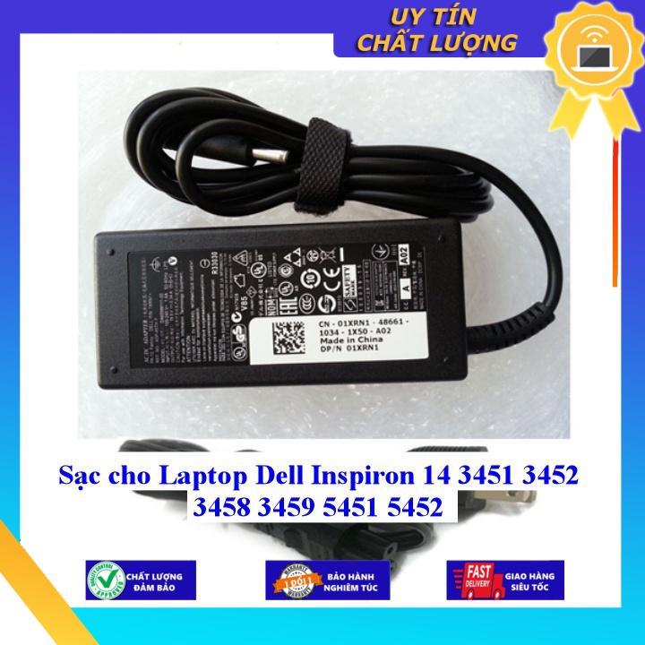 Sạc cho Laptop Dell Inspiron 14 3451 3452 3458 3459 5451 5452 - Hàng Nhập Khẩu New Seal