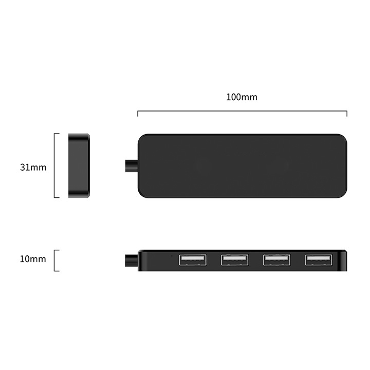 Bộ hub chia 4 cổng USB FL01