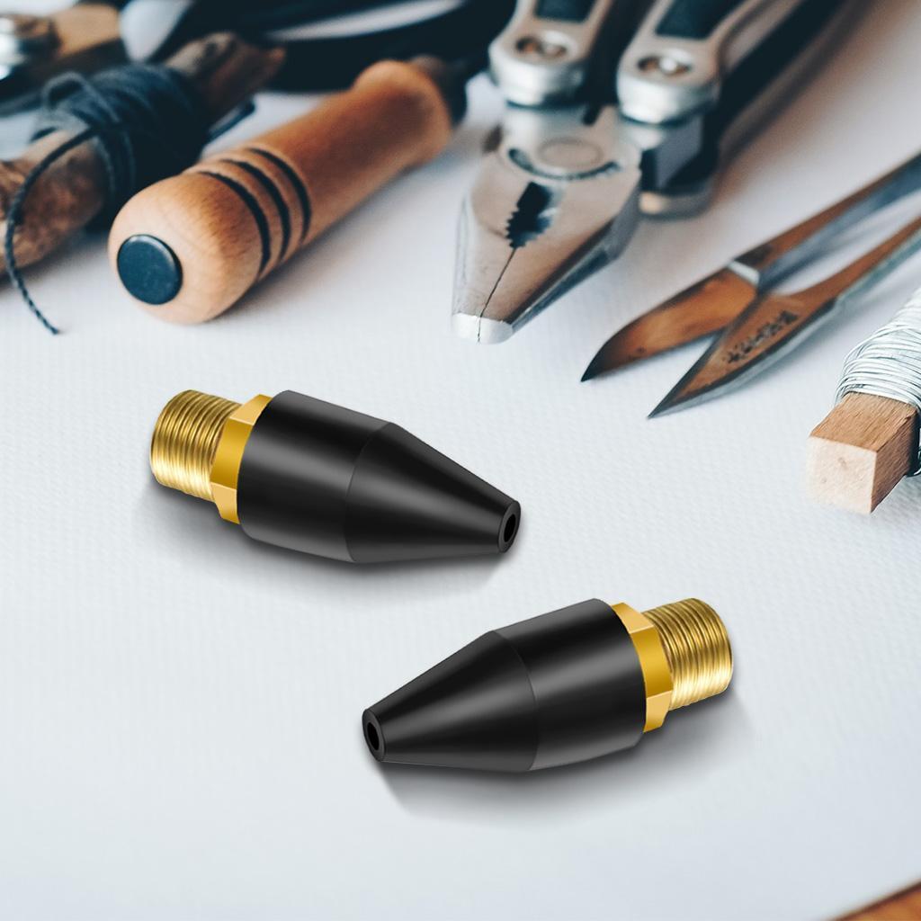 Rubber / Brass Tip for Air Blow 1/8 Inch NPT Male -