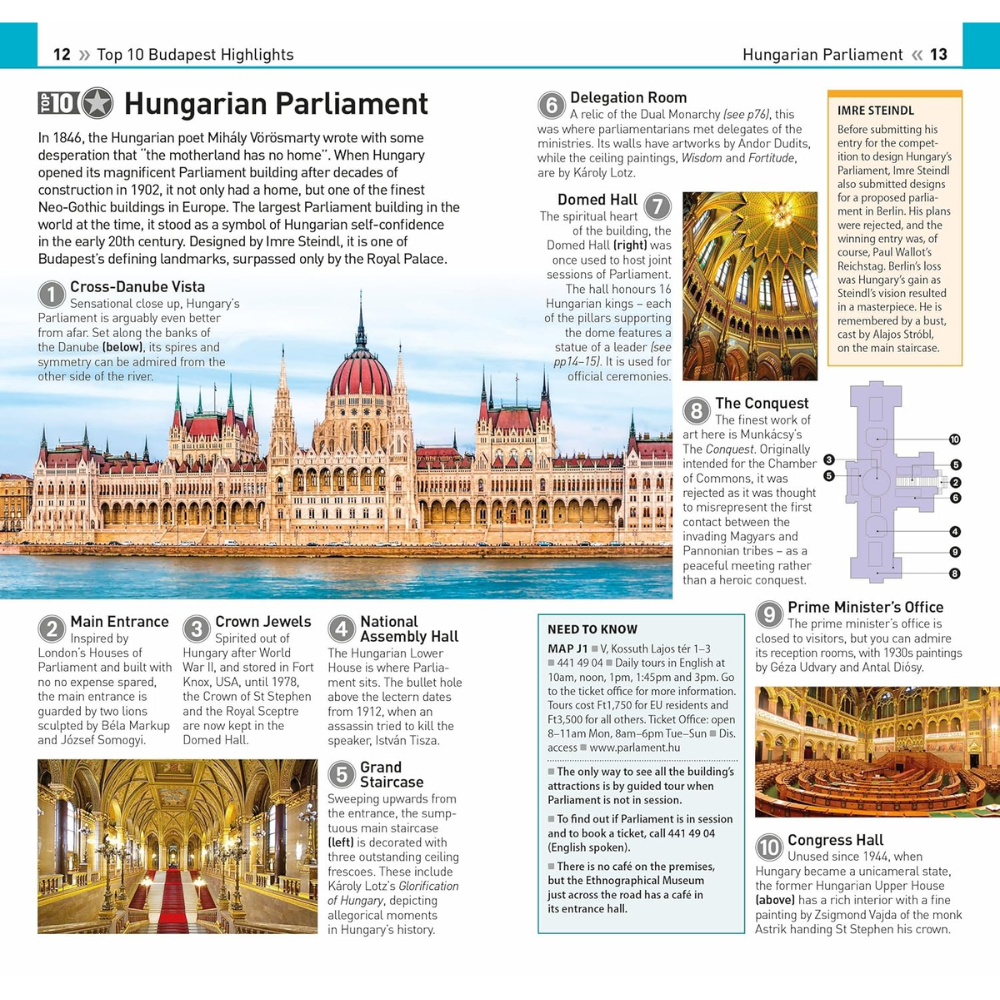 DK Eyewitness Top 10 Budapest