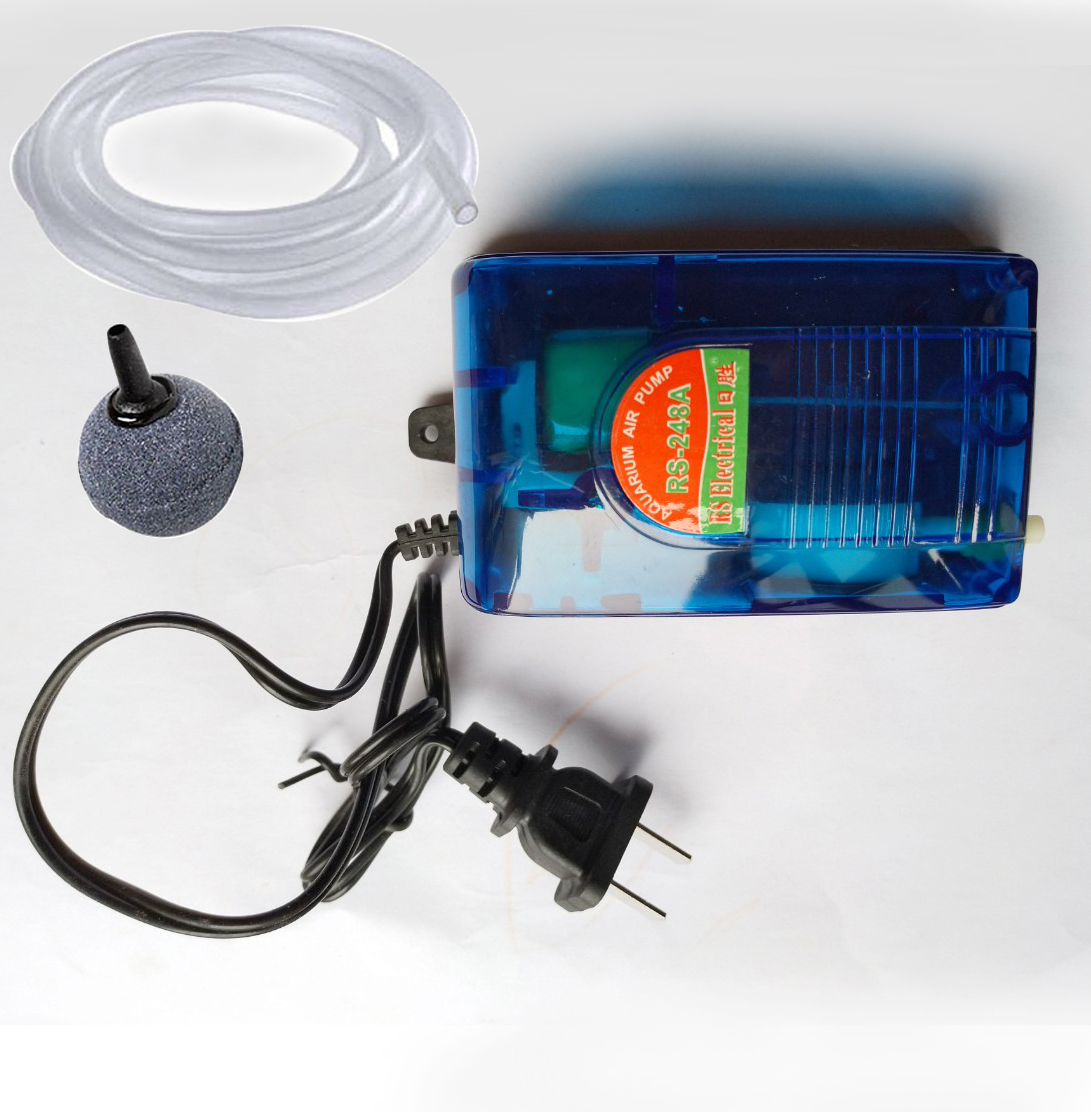 Máy sủi oxy 1 vòi Electrical RS-248A + Ống khi + Đầu sủi