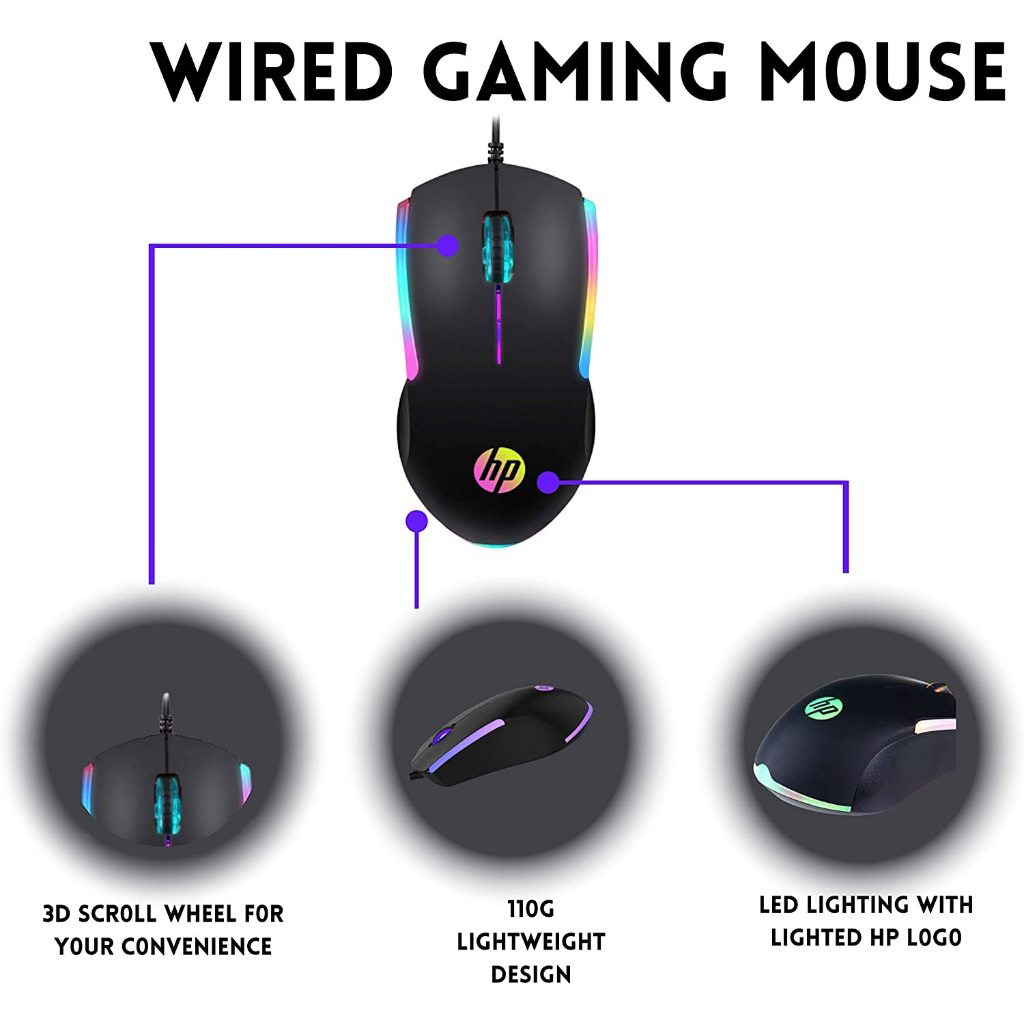 Chuột Game Thủ M160 Tự Thay Đổi Màu