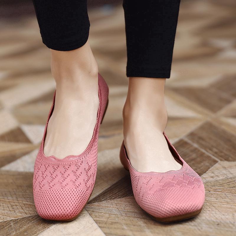 2020 Fashion women outdoor soft running sneakers casual flat shoes