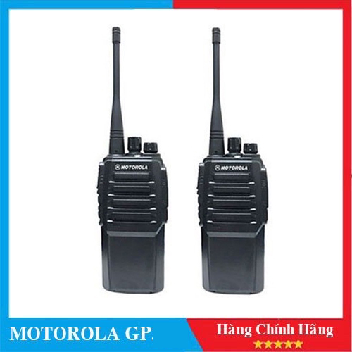 02 Bộ đàm Motorola GP-2700 phiên bản mới, liên lạc xa 2-4 km, pin dùng 12 giờ, xuyên phá vật cản tốt - Hàng nhập khẩu