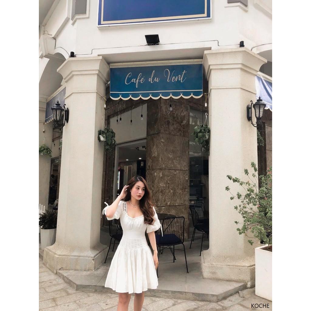 Đầm thiết kế tay phồng Koche dress - đầm đi tiệc thiết kế - Váy xòe - đầm dự tiệc