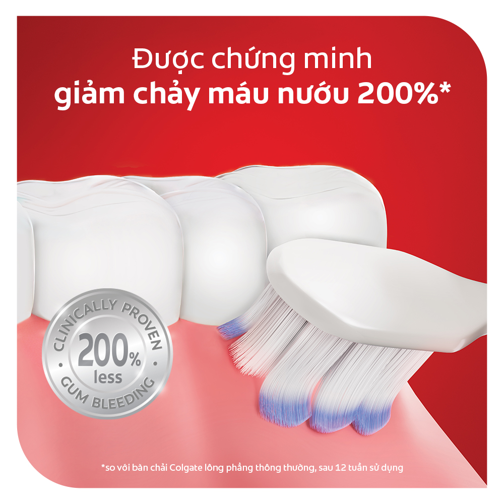 Bộ 2 Bàn chải Colgate Gentle Gum Expert lông dày siêu mềm, ôm sát nướu, giảm chảy máu nướu