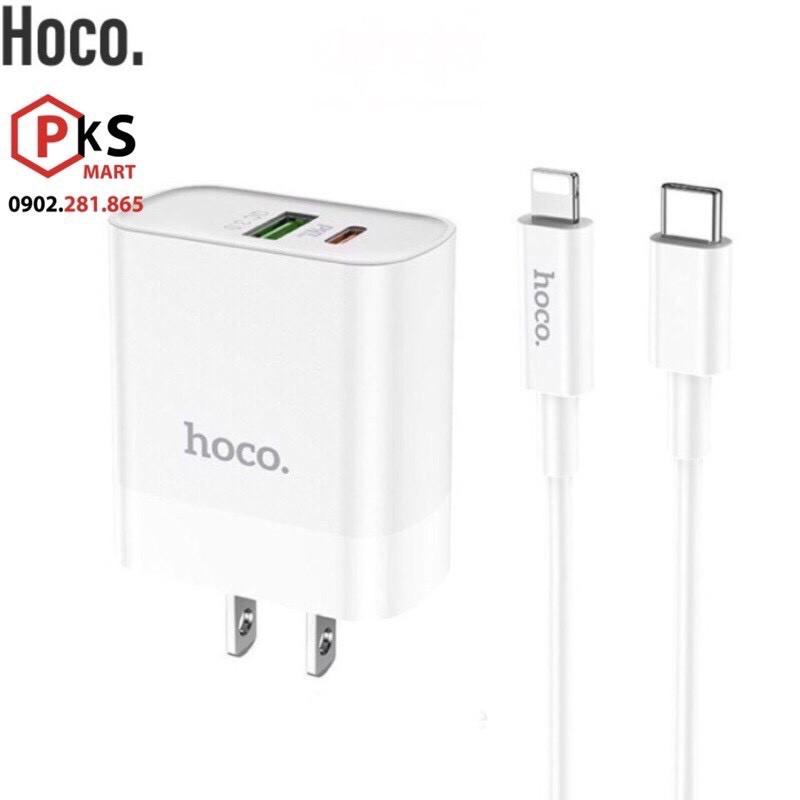 Bộ Sạc Nhanh hoco 18W Cho Iphone ️Hỗ Trợ Sạc Nhanh QC3.0 bảo hành 12 tháng