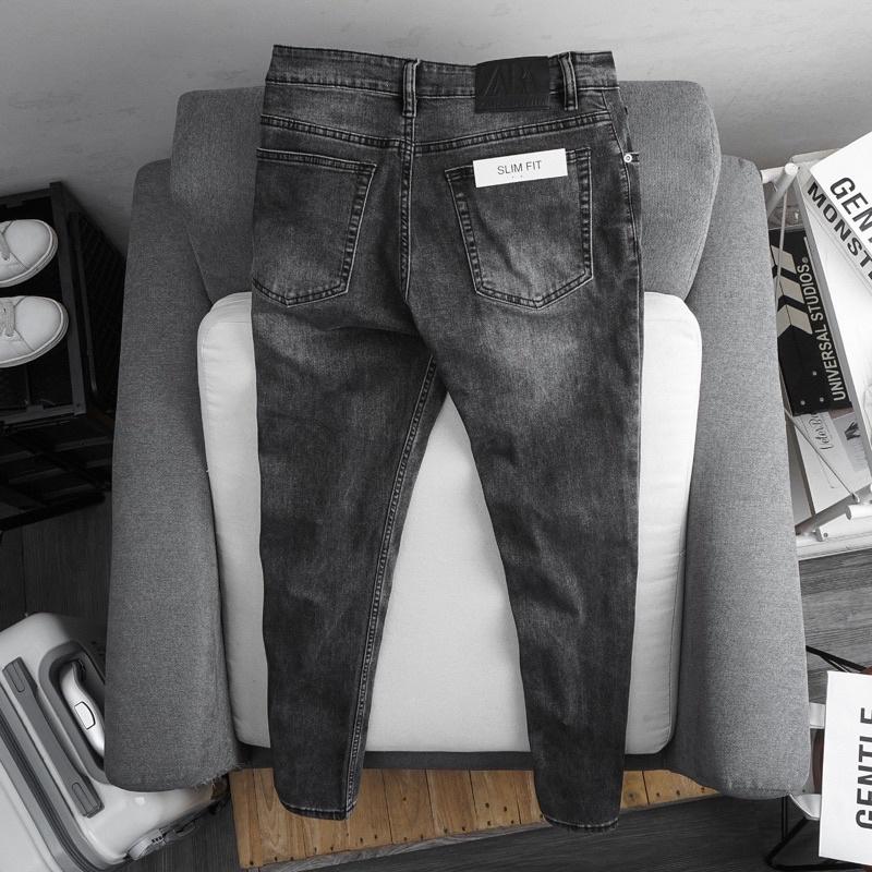 Quần jean nam skinny ôm dáng chất bò cao cấp hàng xuất xịn