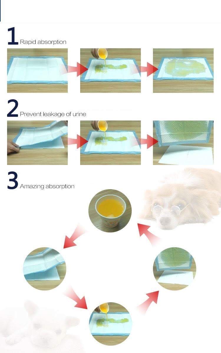 Bịch tã lót cho chó mèo, thú cưng đi vệ sinh vào khay, chuồng bằng giấy siêu thấm hút 50-100 miếng