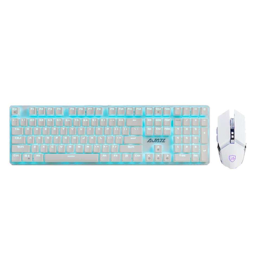 Wired 108 Keys Mechanical Keyboard Mouse Combo RGB for Home PC Laptop