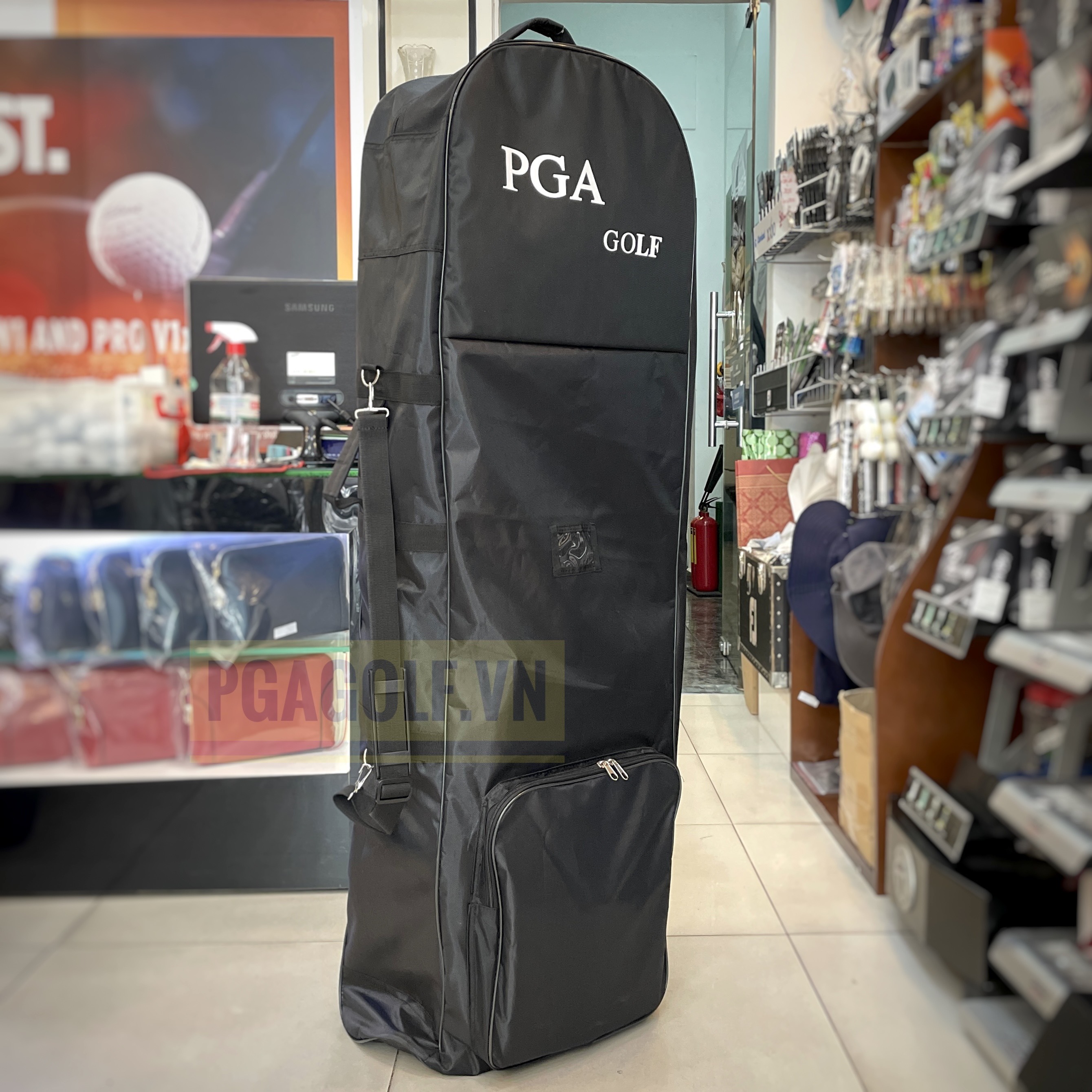 Túi AirBag PGA GOLF có bánh xe kéo - Túi Golf hàng không