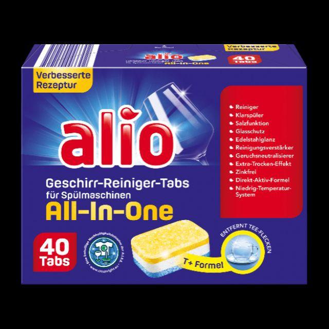 Viên rửa chén bát Alio all in one 40 viên