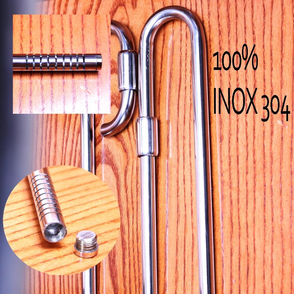 Bộ in out inox Fi12 xoay 360 Sáng Bóng