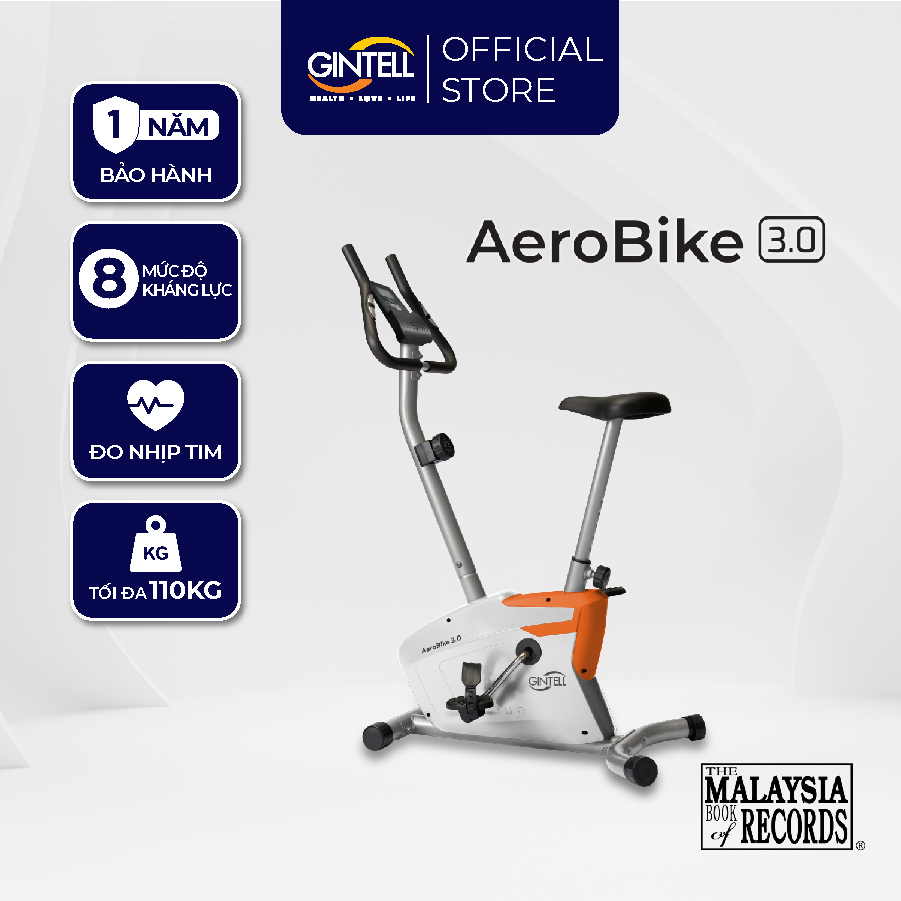 Xe Đạp Tập GINTELL - AERO BIKE 3.0 Chính Hãng | 1 Năm Bảo Hành