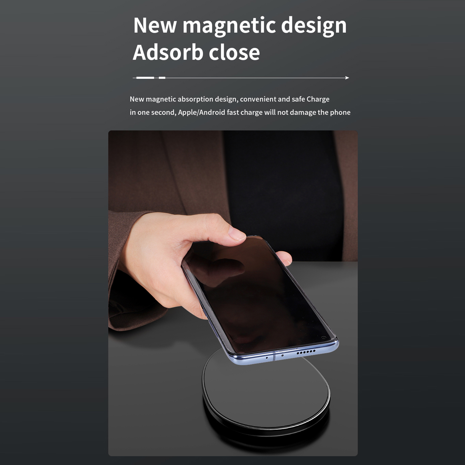 Máy Sạc Không Dây Nhận Dạng Thông Minh Đa Tương Thích