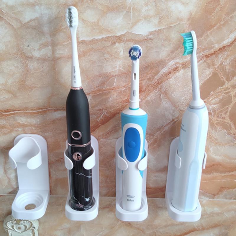 1PC Universal Toothbrush Stand Rack Organizer Electric Toothbrush Holder Wall-Mounted Holder Space Saving Bathroom Accessories