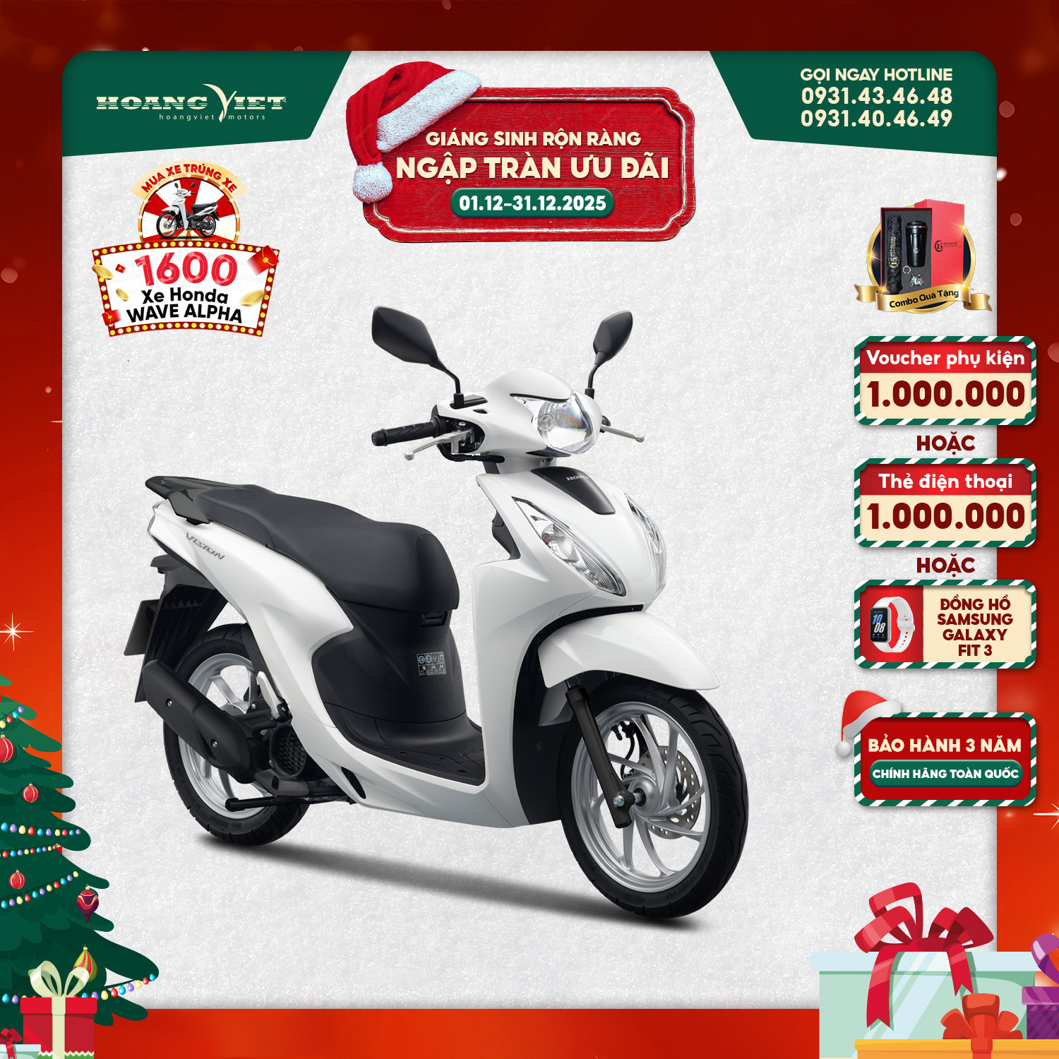 Xe Máy Honda Vision 2026 - Phiên Bản Tiêu Chuẩn