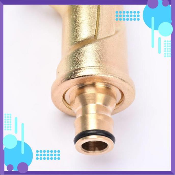 ️ Bộ dây vòi xịt nước rửa xe, tưới cây , tăng áp 3 lần,loại 3m,5m 206701-3 đầu đồng,cút nối nhựa đen+ đai