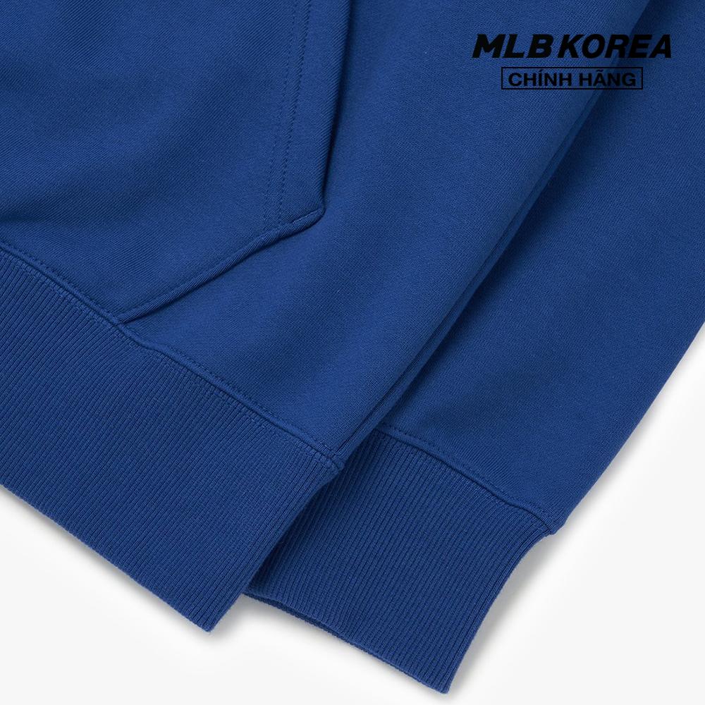 MLB - Áo hoodie tay dài phối mũ Cube Monogram Big Logo Overfit 3AHDM0424