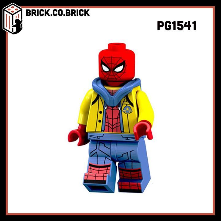 Xếp hình Đồ chơi Lắp ráp minifig Phiên bản Siêu anh hùng Đội trưởng Mỹ Captain America Người nhện Super heroes PG8126