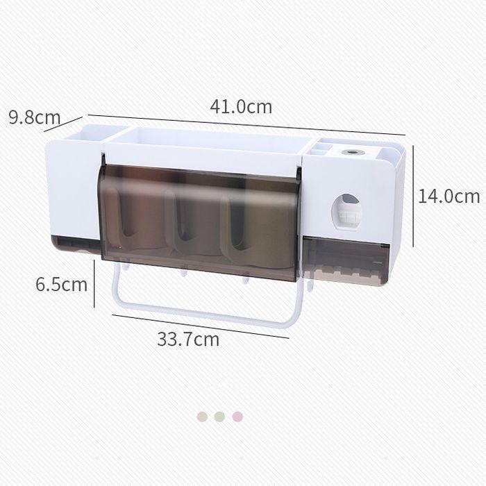 Kệ nhà tắm đa năng loại có sẵn 3 cốc