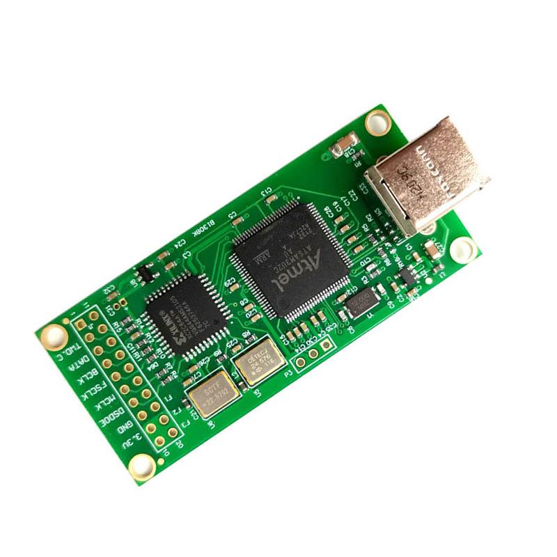 DLHiFi Giao diện kỹ thuật số usb của Ý dsd sang i2s PCM 384KHz DSD512 Bảng Amanero tương thích tốt hơn xmos cho bộ khuếch đại DAC