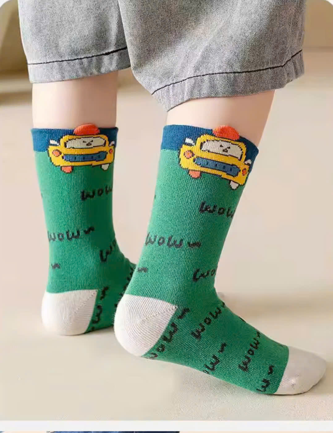 SET 5 ĐÔI TẤT VỚ XANH DỄ THƯƠNG TỪ 1-12 TUỔI DÀNH CHO BÉ TRAI BÉ GÁI