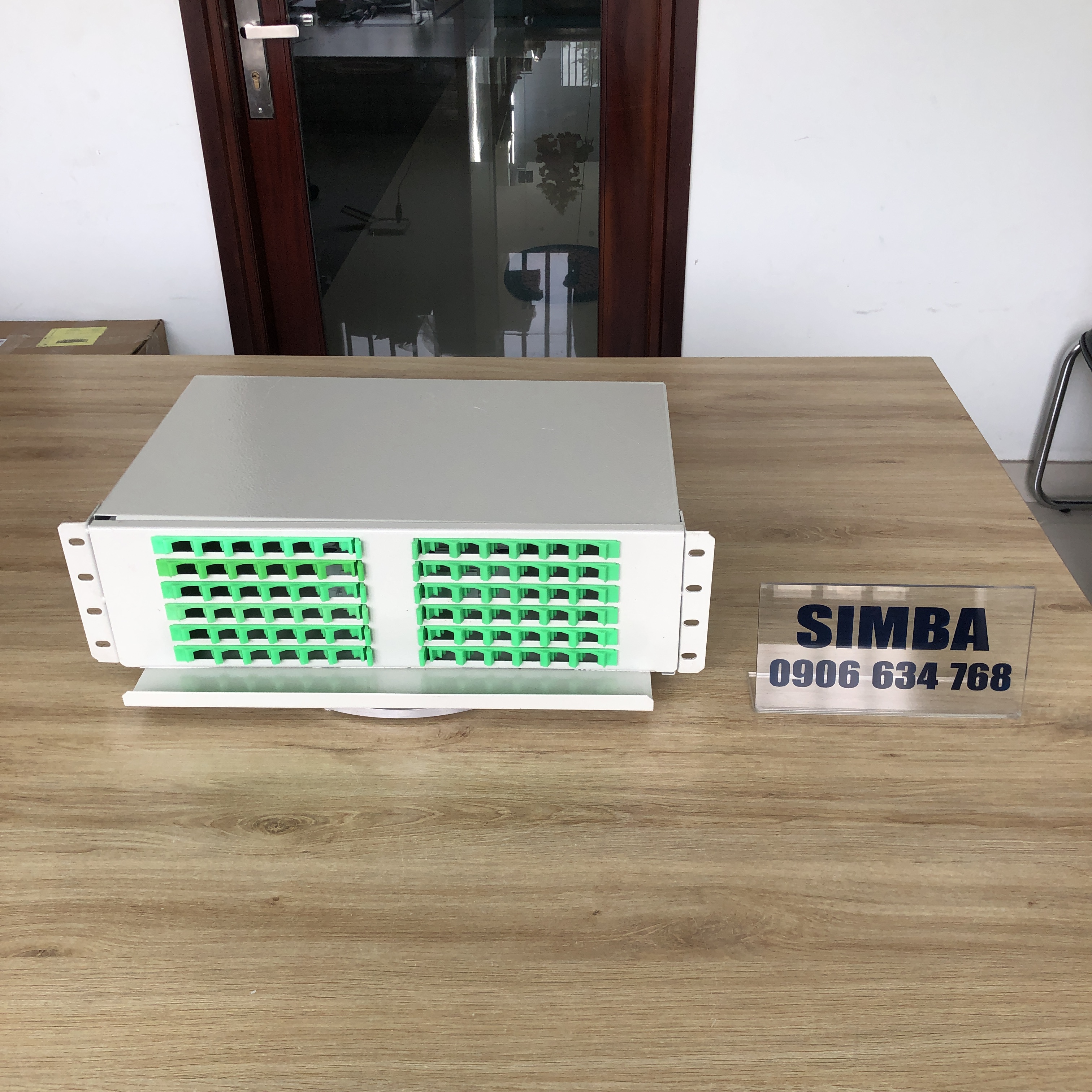 ODF quang 72FO gắn Rack khay trượt, dạng Patch Panel, không phụ kiện