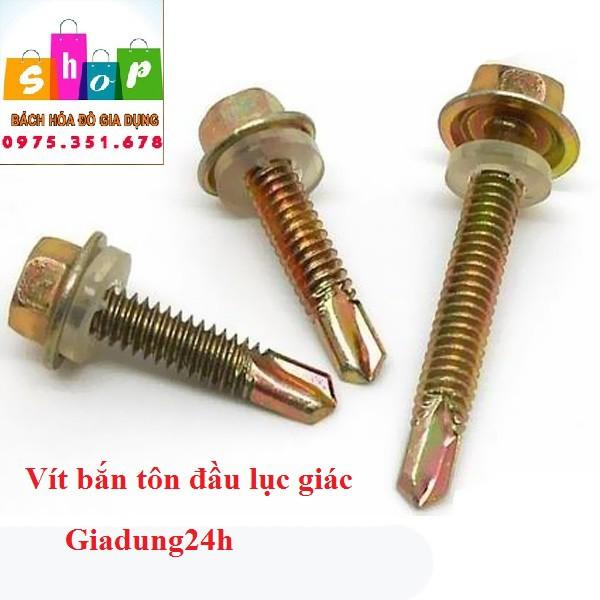 Vít bắn tôn, bắn gỗ đầu lục giác