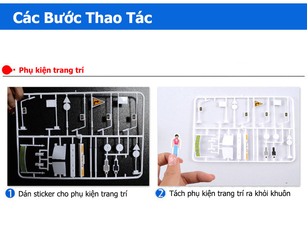 Bộ Lắp Ráp Đường Ray Ôtô Dành Cho Trẻ Em