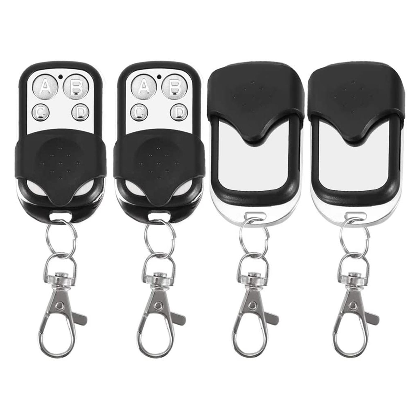 Set 4 Điều Khiển Từ Xa 4 Nút Ghép Nối Đơn Giản 433Mhz Cho Cửa Ra Vào Nhà Để Xe Ô Tô