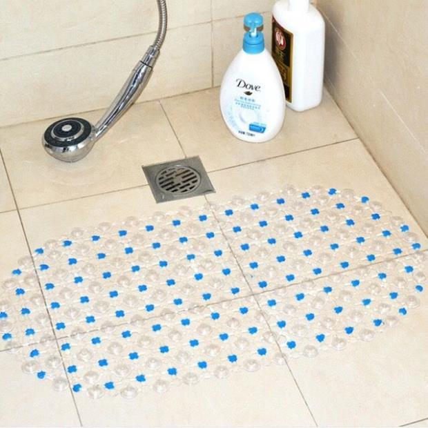 Thảm nhựa nhà tắm hít sàn chống trơn trượt, đồ gia dụng thông minh, tiện ích