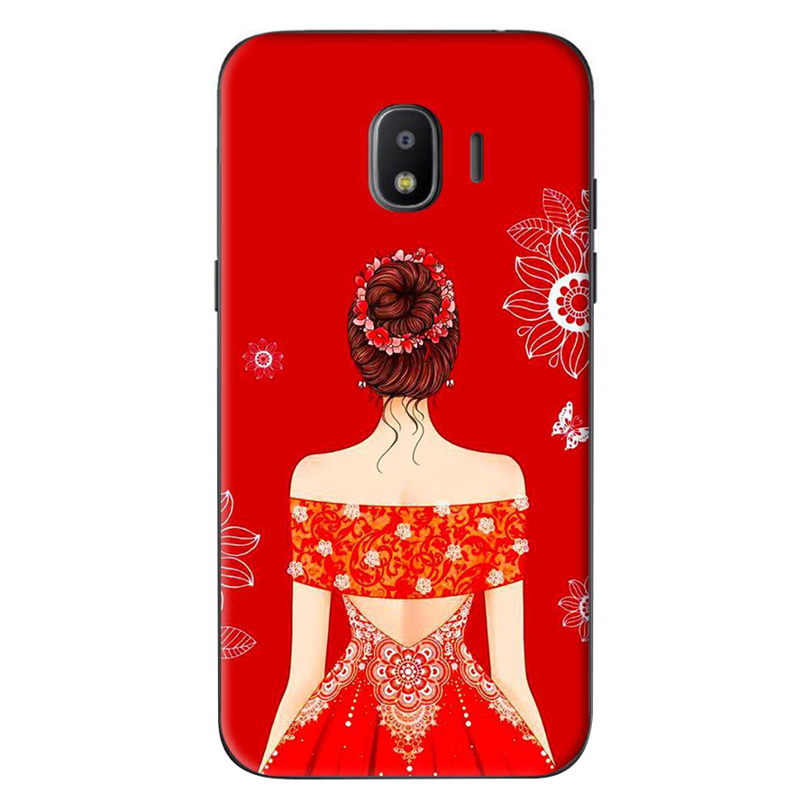 Ốp Lưng Dành Cho Samsung Galaxy J2 Pro 2018 - Cô Gai Vay Ngang Vai