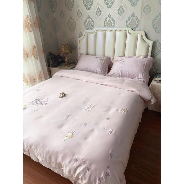 Bộ lụa tencel 80s chăn ga gối 4 món