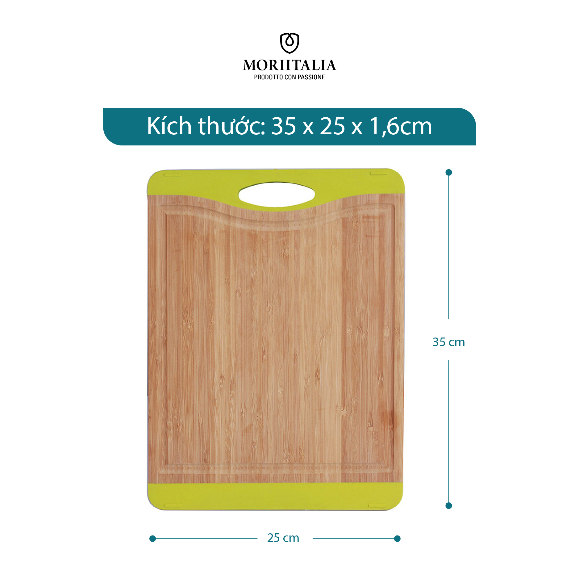 Thớt Tre Nhựa Home Select FY00001-P - Xanh Lá