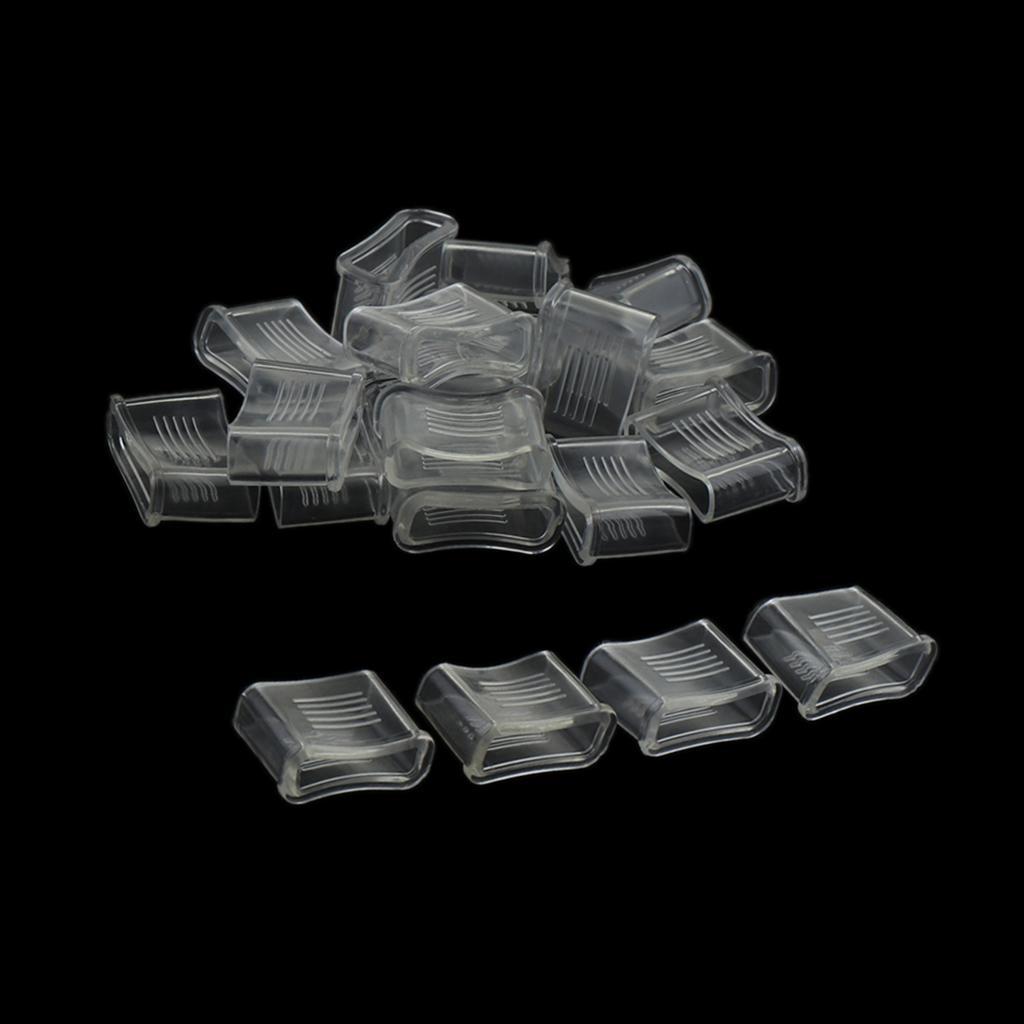 20 Pieces Referee Whistle Cover Transparent Whistle Cushioned Mouth Grip
