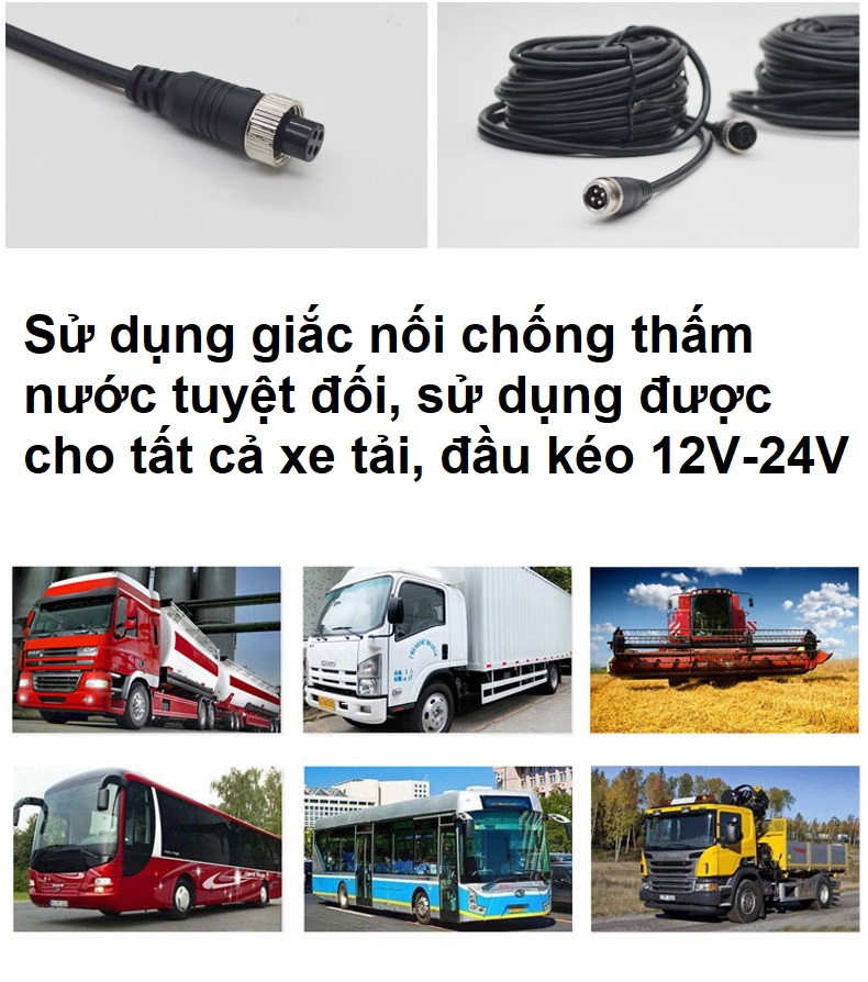 CAMERA HÀNH TRÌNH XE TẢI 2 MẮT TRƯỚC SAU