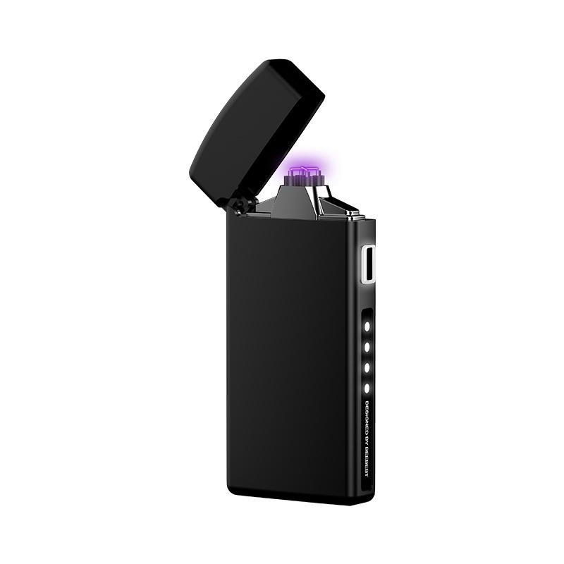 Quảng cáo cực ong hồ quang sạc bật lửa USB di động ngoài trời chống gió sáng tạo cảm ứng bật lửa điện tử