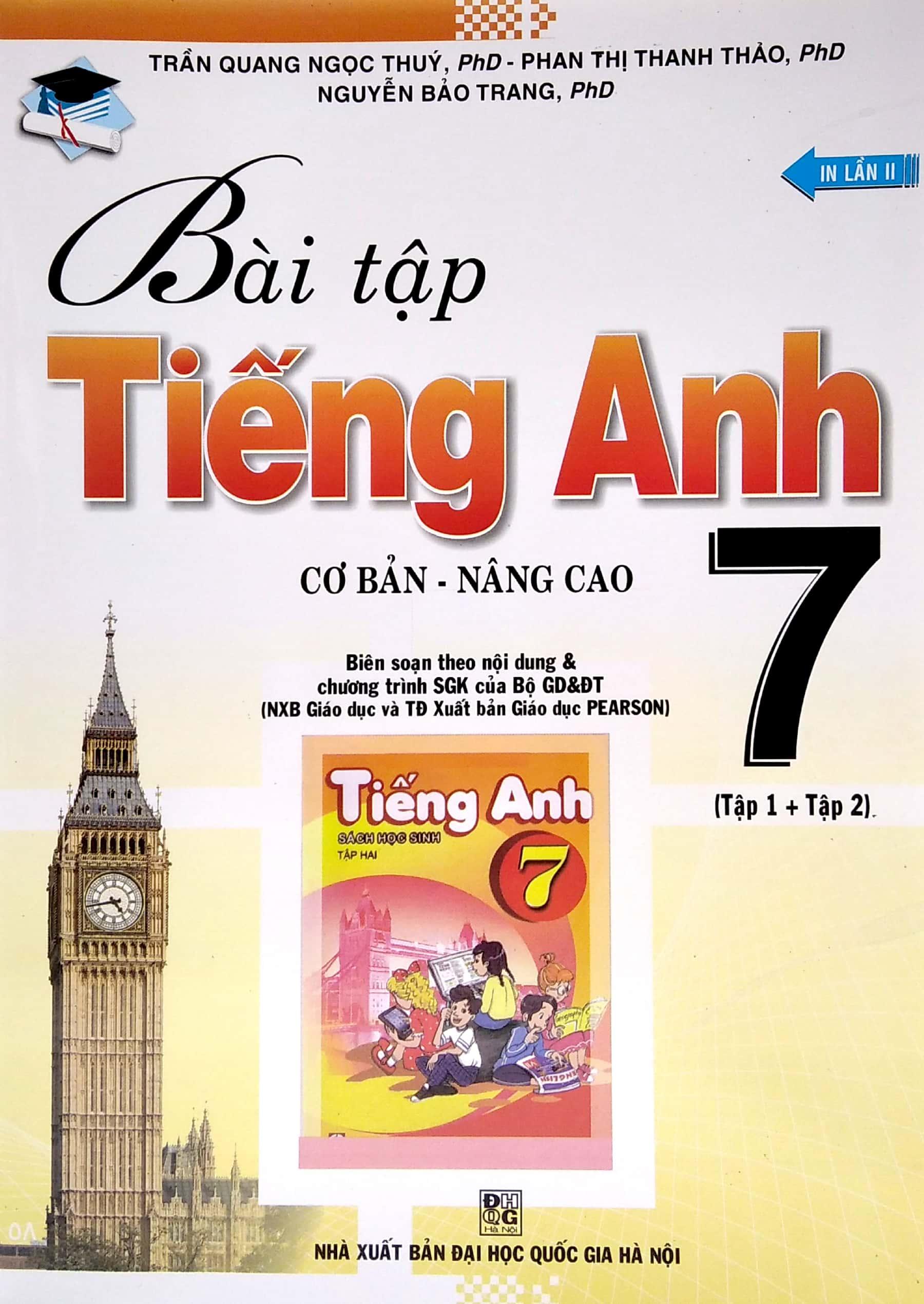 Bài Tập Tiếng Anh Lớp 7