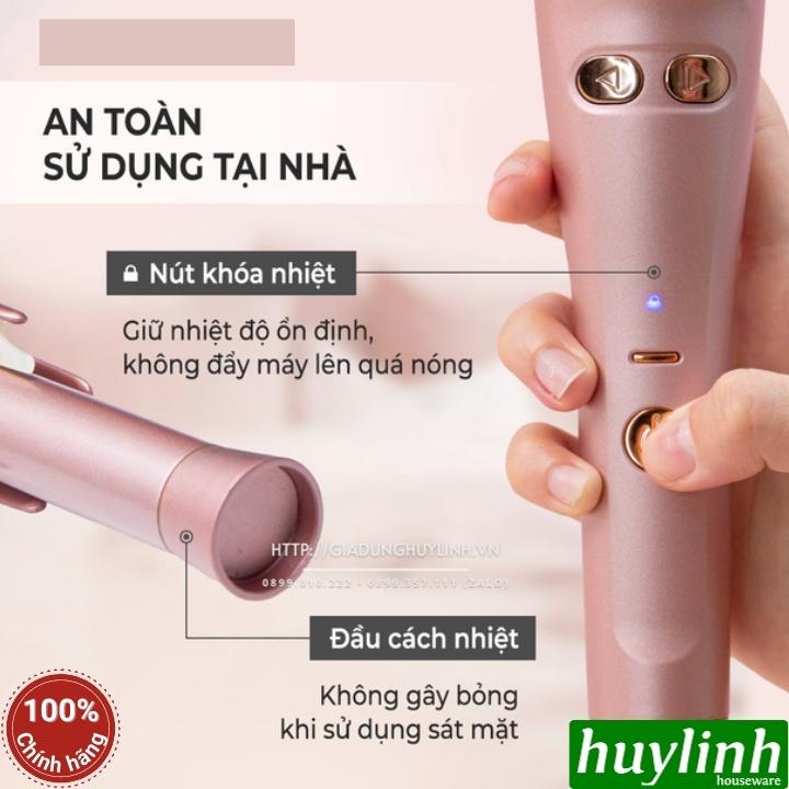 Máy uốn - duỗi - tạo kiểu tóc ion âm Halio Auto Rotating Hair Curler - Hàng chính hãng