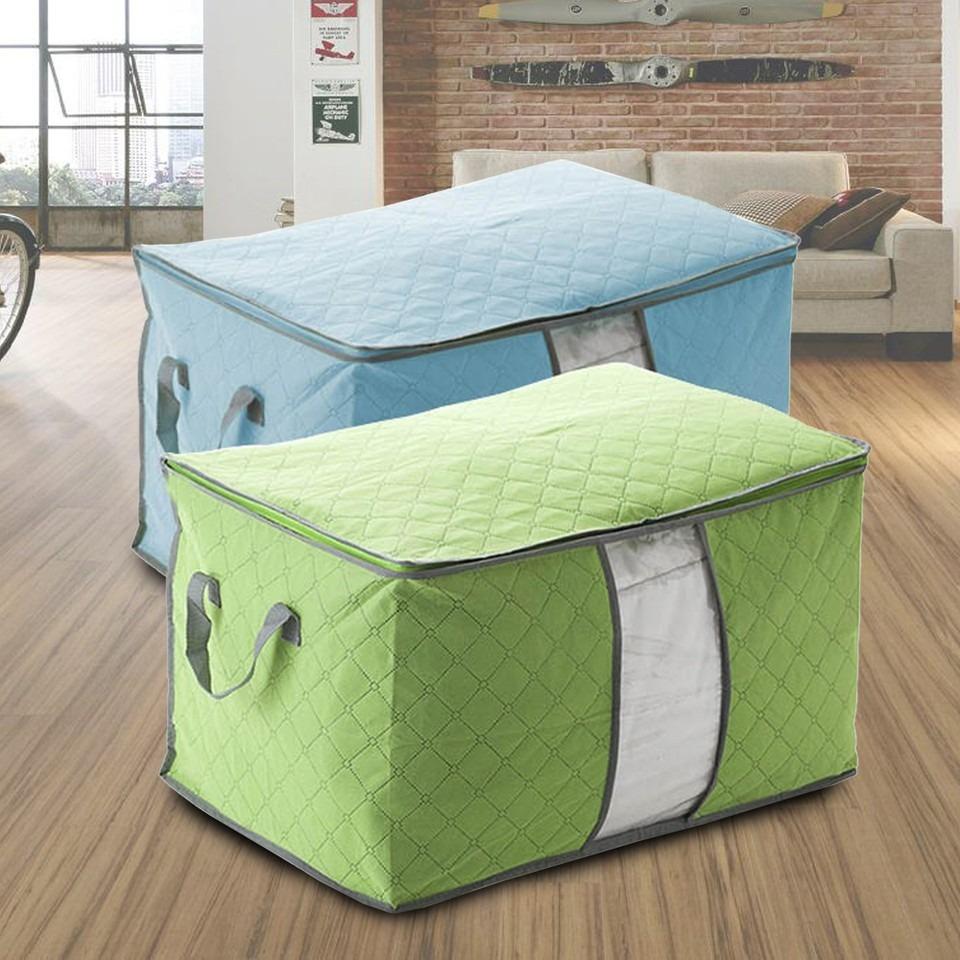 Túi Vải Đựng Quần Áo Chăn Màn Mền Big Size 60Cm Loại 1 - Túi Đựng Đồ Cỡ Lớn Dáng Ngang Đa Năng