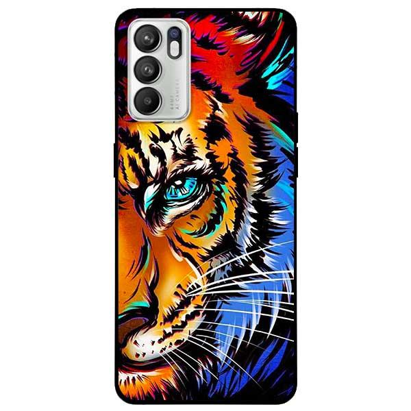 Ốp lưng dành cho Oppo Reno 6 - Reno 6 5G - Reno 6Z 5G - Hổ Đa Sắc