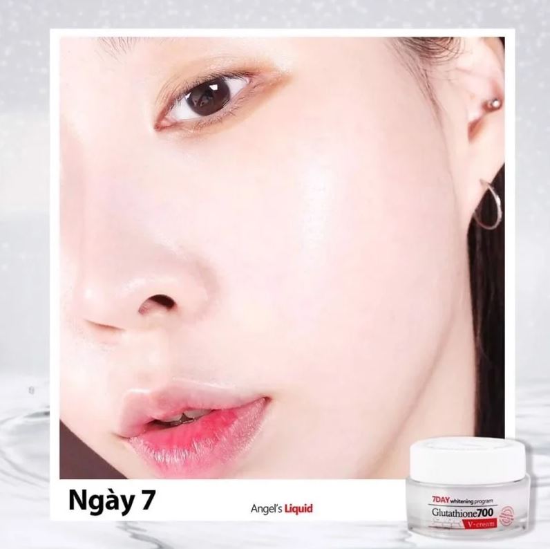 Kem Dưỡng Trắng Da, Mờ Thâm Nám Chỉ Trong 7 Ngày Angel's Liquid 7 Day Glutathione 700 V-Cream