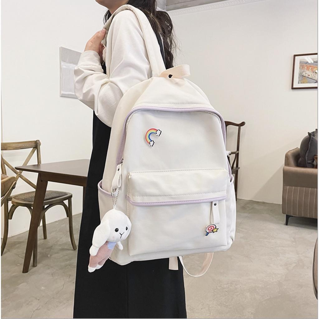 BL164/ Balo Thời Trang Đi Học Đáng Yêu Có Tặng Kèm Sticker