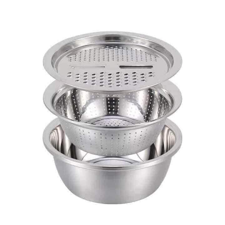 Bộ Dụng Cụ Nạo Rau Củ Inox Tiện Dụng Và Dễ Dàng