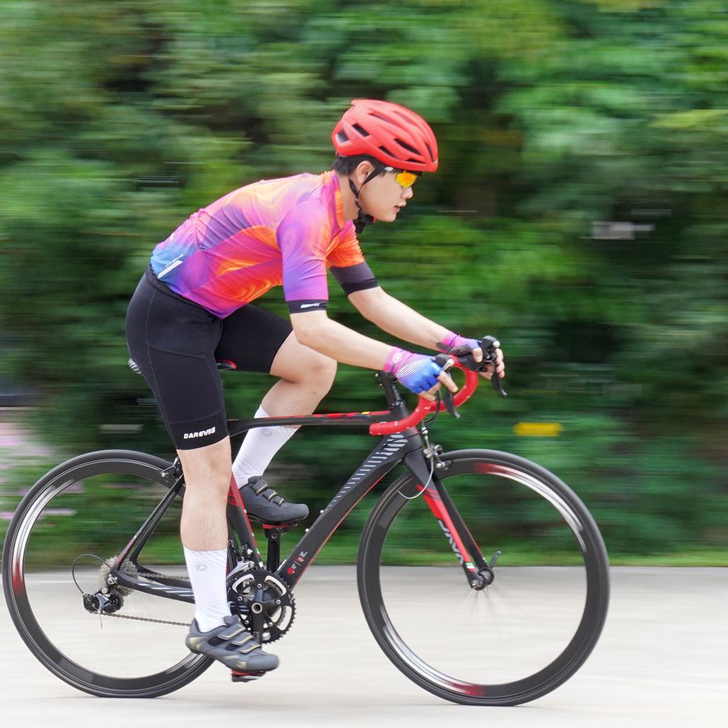 Áo Đi Xe Đạp DAREVIE Người Pro Đội Mùa Hè Pro Đội Thoáng Khí Cho Nam Áo Đi Xe Đạp Chống Tia UV Nhanh Khô MTB Đường Áo Đi Xe Đạp Color: Red Size: Asian-4XL