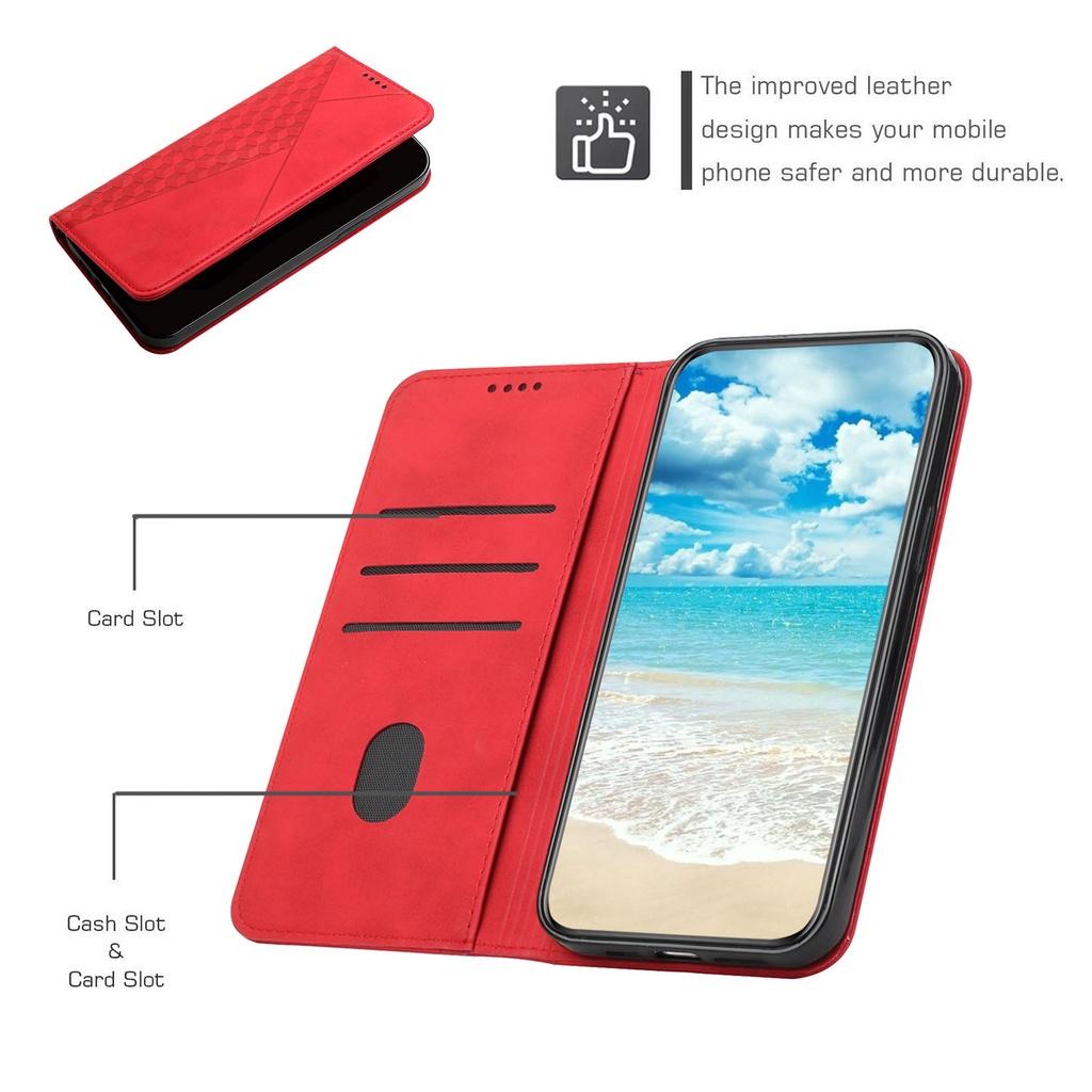 Bao da điện thoại nắp lật cho Oppo A12 A52 A72 A92 A5 2020 A9 2020 A74 A54 A93 A94 5G F19 Pro Plus Reno 5z