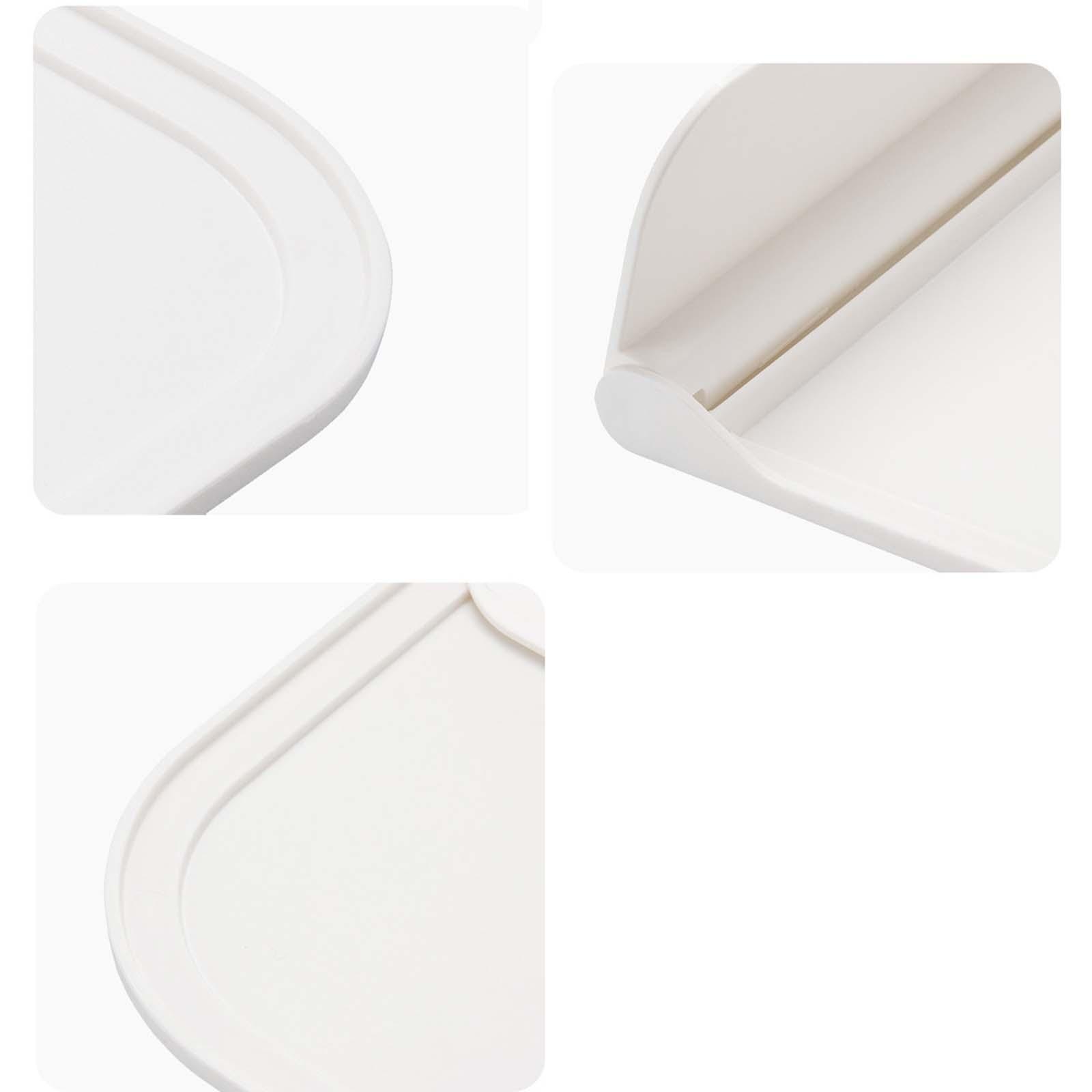 Bathroom Rack Shelf No Drilling Adhesive Shower Basket Shelf for Hotel Home